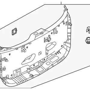 Lower Gate Trim - Mazda (KMV7-68-960-02)