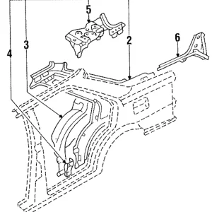 Wheelhouse - Mazda (B607-71-150)
