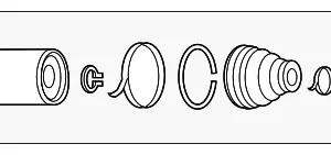 Cv Joint Kit - Mazda (FT0A-22-510)