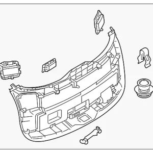 Lower Trim Panel - Mazda (TK48-68-960F-02)