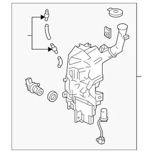 Reservoir Assembly - Mazda (BBM4-67-480A)