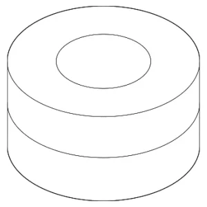 Air Pipe Rubber Mount - Mazda (H301-13-323)