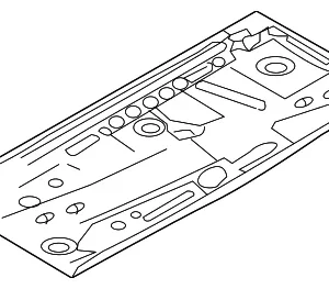 Front Floor Pan - Mazda (BDYS-54-60XA)