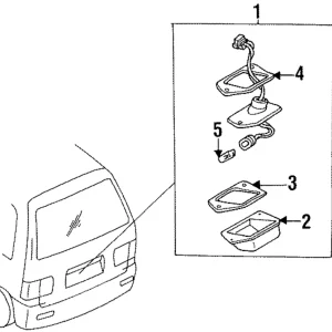 License Lamp - Mazda (B216-51-270C)