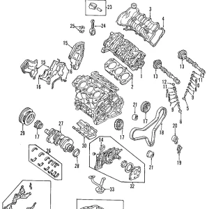 Bearing Set - Mazda (KJY1-11-SE0)