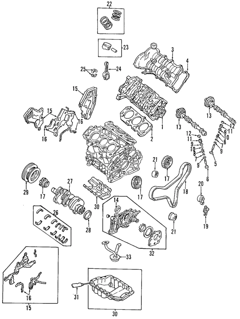Rear Main Seal - Mazda (KL01-11-312)