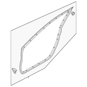 Door Weather-Strip - Mazda (BHN9-58-760C)