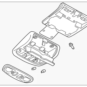 Overhead Console - Mazda (GG2B-69-970B-80)