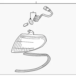 Housing (R) Lamp - Mazda (TA04-51-090B)