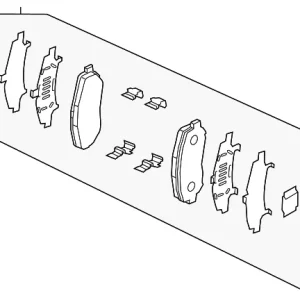 Brake Pads Front - Mazda (G4YA-33-28ZB)