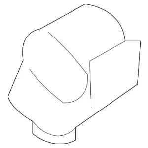 A/C Refrigerant Line Hold Down - Mazda (B25F-61-477)