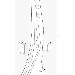 Center Pillar Reinforced - Mazda (DBYF-70-360)