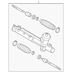 Steering Gear - Mazda (ZZCA-32-110)