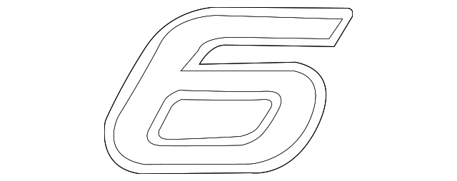 Nameplate - Mazda (GHK1-51-721)