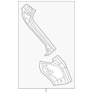 Outer Pillar - Mazda (TK48-70-44X)