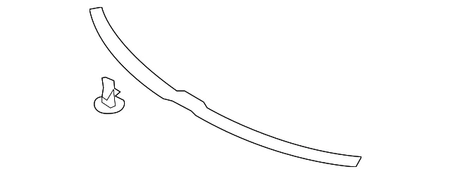 Front Weather-Strip - Mazda (TD11-56-770A)