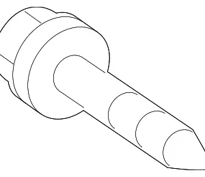 Outer Cover Screw - Mazda (BBM4-88-1G3-02)