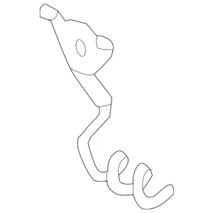 Upper Oxygen Sensor Retainer Clip - Mazda (L5E2-18-867A)