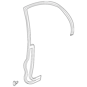 Weatherstrip - Mazda (T001-72-760C)