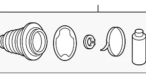 Inner Cv Joint - Mazda (FD00-22-520)