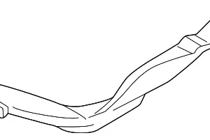 Rear Duct - Mazda (GE4T-61-272)