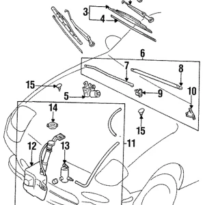Wiper Arm - Mazda (FD01-67-321)