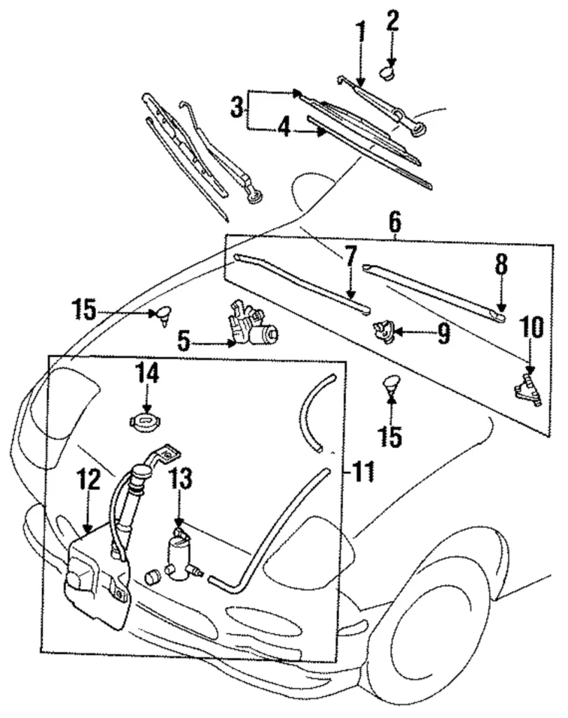 Wiper Arm - Mazda (FD01-67-321)