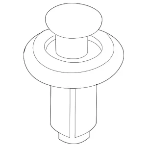 Grille Assembly Retainer Clip - Mazda (GP7A-50-049)