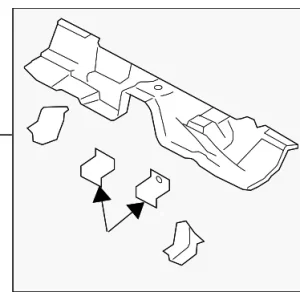 Cross-Member Assembly - Mazda (G21D-53-900B)