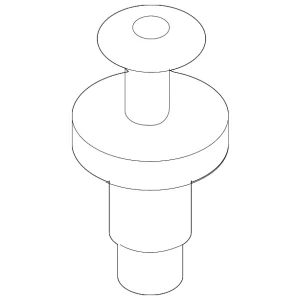 Air Baffle Rivet - Mazda (ZJ01-13-209)