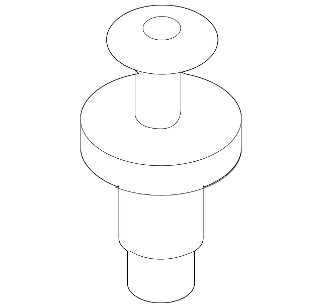 Air Baffle Rivet - Mazda (ZJ01-13-209)