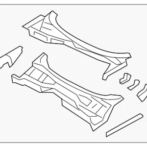 Cowl Panel - Mazda (NH52-53-500A)