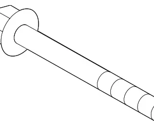 Torque Arm Bolt - Mazda (9YA0-2A-418)
