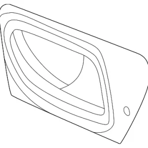Handle, Inside - Mazda (ZZM0-58-321)