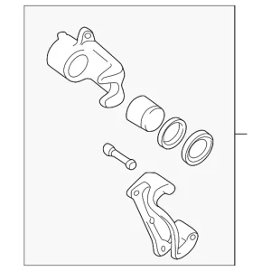 Caliper - Mazda (N0Z7-33-98Z)