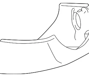 Lower Column Cover - Mazda (B25D-60-230A-43)