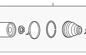 Inner Joint Assembly - Mazda (FTH3-22-620)
