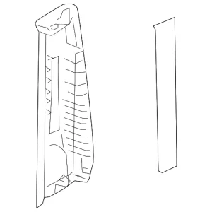 Upper Center Pillar Trim - Mazda (C236-68-190E-75)