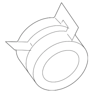 Coolant Hose Clamp - Mazda (TP01-19-966)