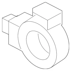 Lower Hose Retainer Clip - Mazda (PE01-15-581)
