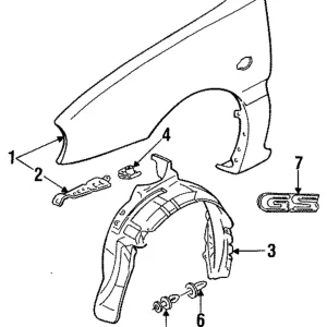 Fender - Mazda (EAY1-52-100)