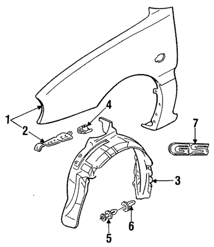 Fender - Mazda (EAY1-52-100)