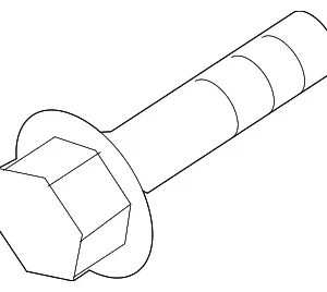 Radiator Support Lower Bolt - Mazda (9YA0-20-642)