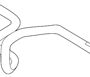 Coolant Hose - Mazda (PX61-15-381)