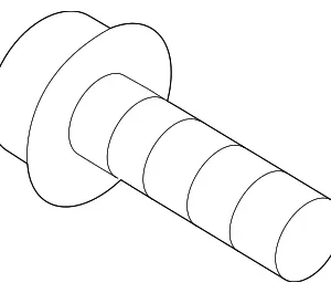Trailing Arm Bolt - Mazda (9YA0-21-451)