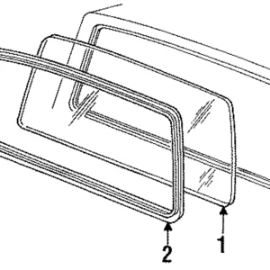Glass - Mazda (ZZM0-63-931)