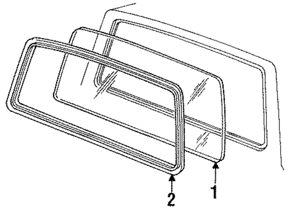 Glass - Mazda (ZZM0-63-931)