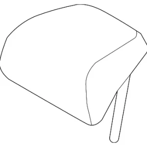 Headrest, Center - Mazda (DGH9-88-340-02)