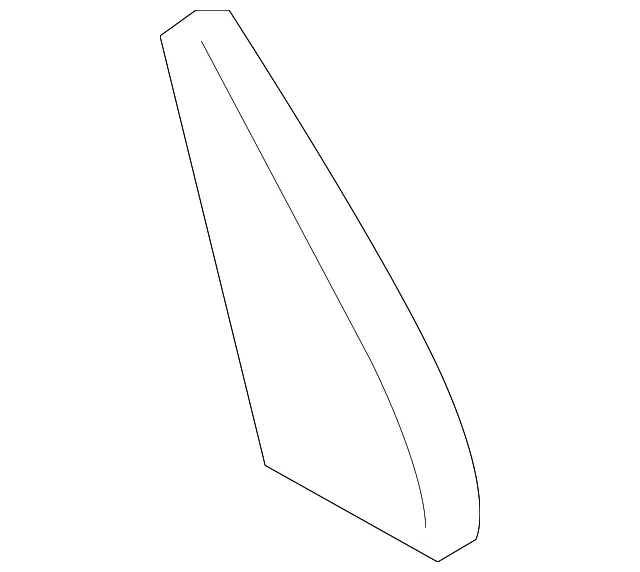Rear Weather-Strip Lower Retainer - Mazda (TK53-72-763)
