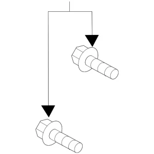 Caliper Support Bolt - Mazda (B25D-33-698)